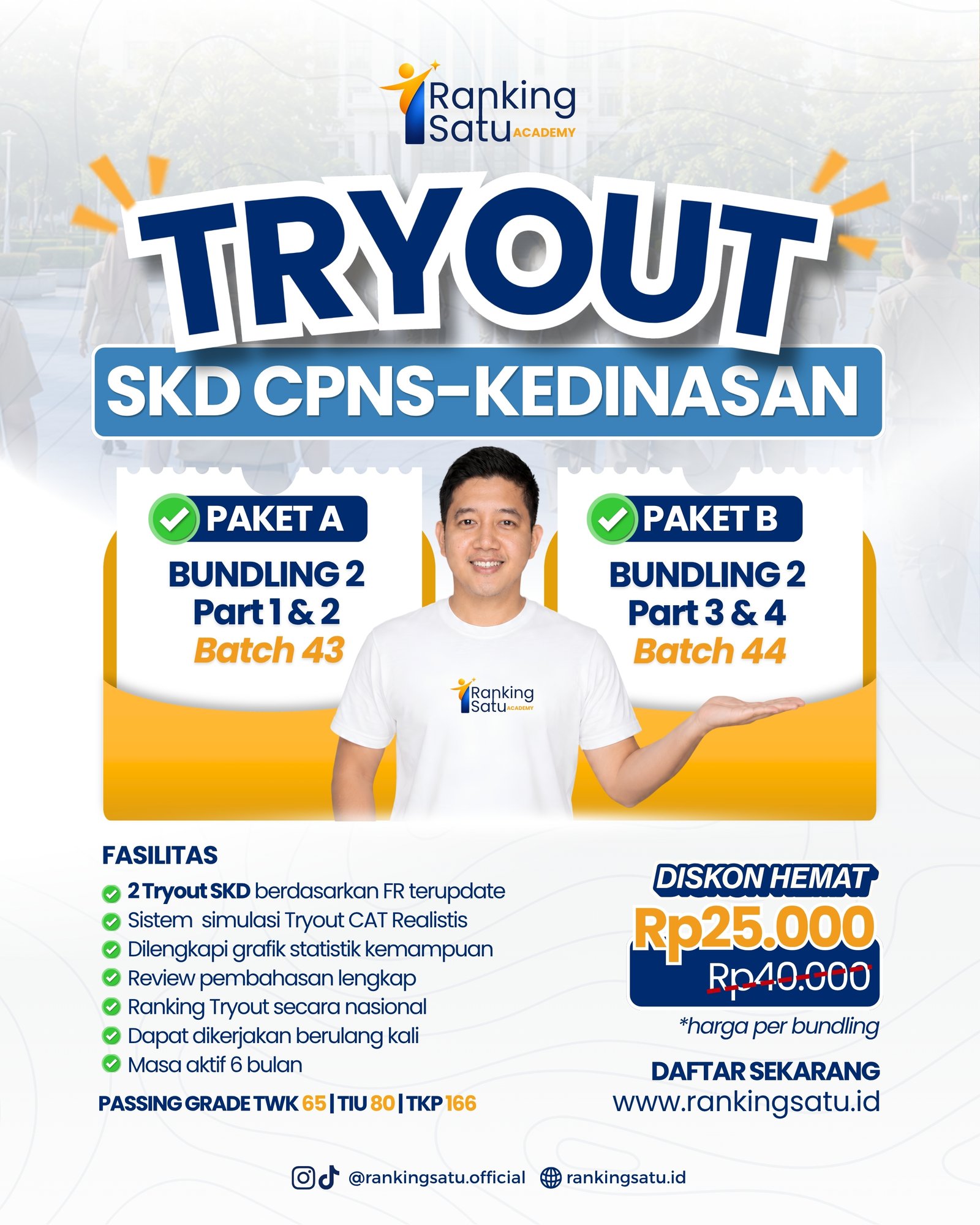 PAKET B Bundling 2 Tryout SKD Batch 44